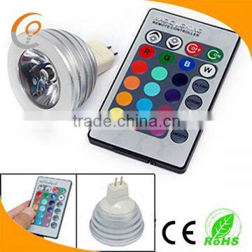 16 Colors Changing Rgb Led E27 Gu10 Mr16 Spotlight 3W photo-2