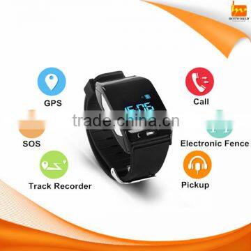 Sport wristband pedometer watches phone for old people