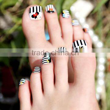 New products for girls temporary toe nail sticker