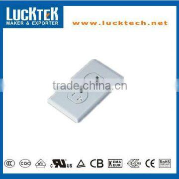 USA type receptcle wall plate