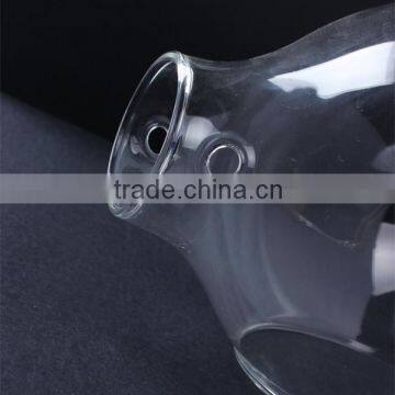 China Factory Wholesale Promotional High Quality Clear Drop Shape Pyrex Glass Lamp Shade & Cover photo-4
