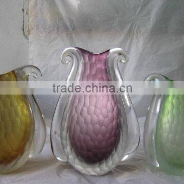 Different Shaped Glass Vase For Home Decoration