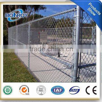 Cheap black coated chain link fence