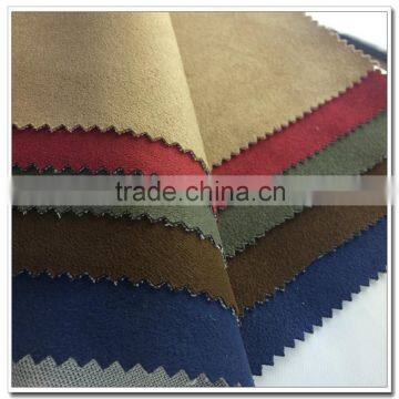 Warp Faux Suede Bonded T/C / Suede Backing T/C for Sofa Fabric