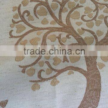 New Arrival Little Tree Design 100% Polyester Jacquard Curtain Fabric photo-3