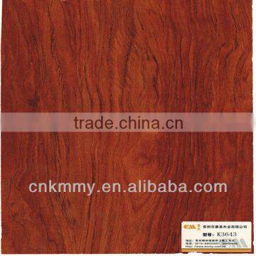 rosewood grain melamine impregnated decorative paper for flooring and furniture