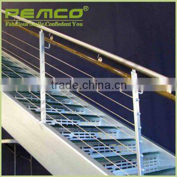 Customized stainless steel handrail stair railing designs in india