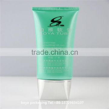 120ml black laminated super oval flat cosmetic tube for BB cream