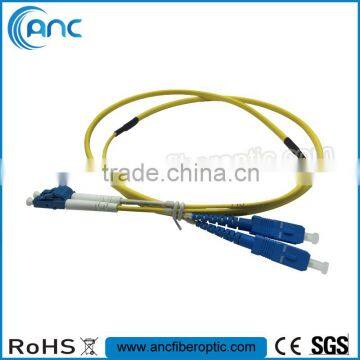 2.0mm Duplex SM LC SC fiber optic patch cord