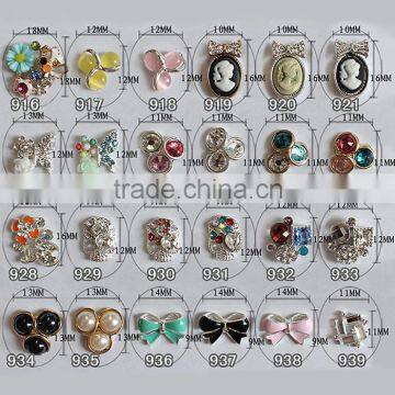 China yiwu amazing mixed colors bow nail art decoration