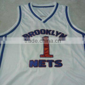 Custom embroidery basketball practice jersey