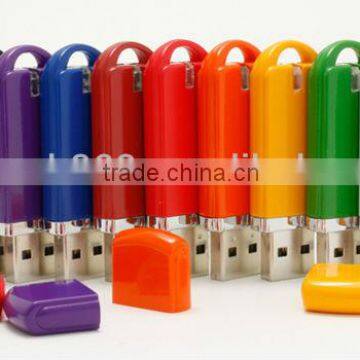 Colorful logo print card real capacity very popular plastic usb flash memory