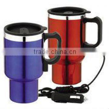 Electronic heat travel mug