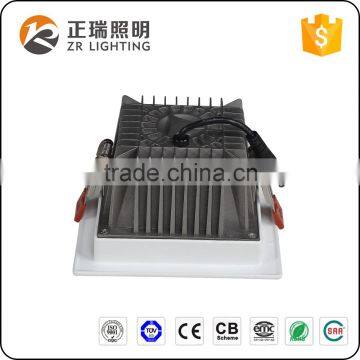 Hotel Project 12W 20W 35W Recessed Square COB LED Downlight Bridgelux Chip photo-4