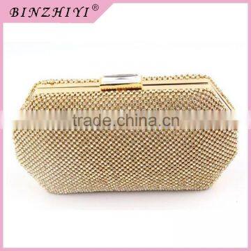 2016 Hot Sale Metal Clutch Style Crystal Evening Handbags