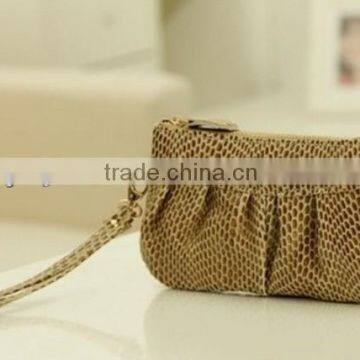 Hot selling snake skin evening bags handbag chain clutch bag