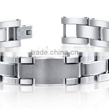 Coolman high quality tungsten carbide bracelet/wholesale tungsten jewelry/men fashion bracelet