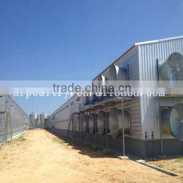 Turnkey project economical prefab chicken poultry farm house