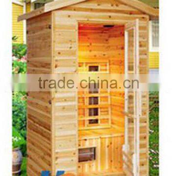 outdoor use infrared spa water proof 1 people cheapest sauna room