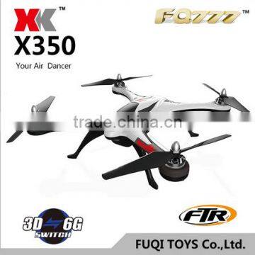 High Quality Xk Stunt X350 4ch 3d 6g Rc Quadcopter high efficient brushless motor dronerc drone with long Control Distance