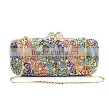 Colorful Clutch Bag Metal Frame Evening Bag /part Bag/wedding Bag (8740A-B) photo-2
