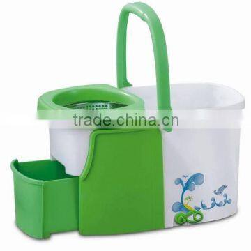 2016 newly developed hand press spin mop with drawer