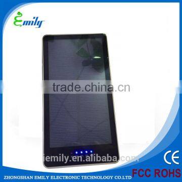 Solar power bank 8000mah with wireless charging,wireless charger power bank