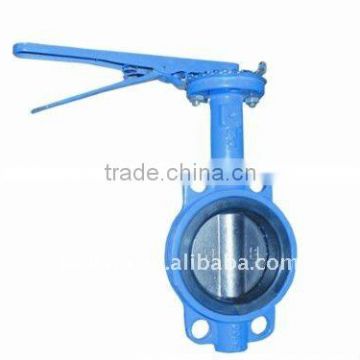 Butterfly valves with aluminum handle of good modulating