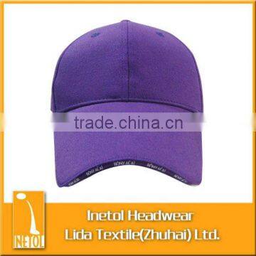 100% cotton fashion fitted baseball cap