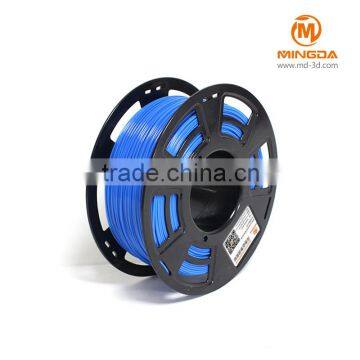 1.75mm 3.0mm stardard 3d printer filament , MINGDA Plastic PLA ABS HIPS Nylon PP PETG