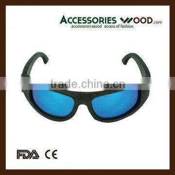 Bamboo/Wood Frame Material and Fashion Sunglasses Style 2016 New design fashion sport polarized lense bamboo wood sunglasses