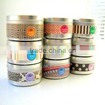 Scented Soy Wax Candle in Tin Box