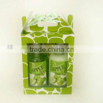 Apple series perfume shower cream and body cream wholesale