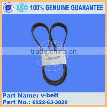 Wholesale price excavator parts supplier excavator v-belt 6222-63-3820