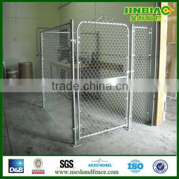 Chain link fence gate single swing