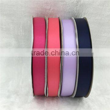 Wholesale 100% Polyester 3/4 inch Double Face Ribbon Satin, Double Side Satin Ribbon