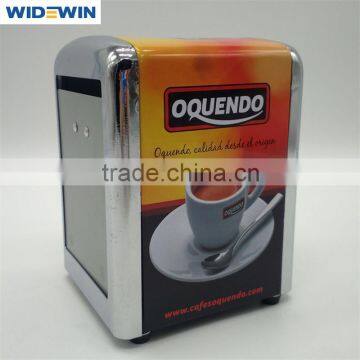 Wholesale OEM service metal napkin holder with customized Logo