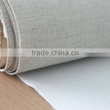 410gsm quadruple primed High grade Smooth texture 100% linen canvas roll, fine canvas