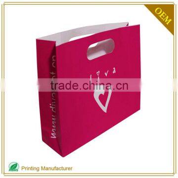 Custom Cute Luxury Famous Brand Paper Packaging Bag With Handles