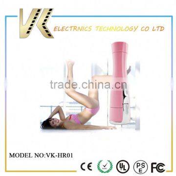 Rechargeable battery mini lady electric body shaver hair epilator