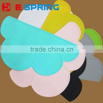 FDA Bar Mat Baby Kids Cloud Shaped Plate Mat Table Mat Set Home Kitchen Pads Silicone Placemat