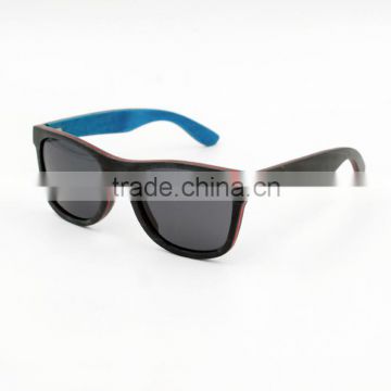 Thin 4 Layers Skateboard Wood Sunglasses Customized Color Option