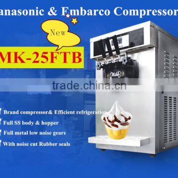 2016 hot sale soft ice cream machine and full stainless steel commercial ice cream machine