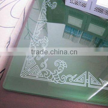 Glass Mirror With Design