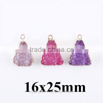 wholesale Fashion Semi Precious Quartz Pendant Aagate Druzy