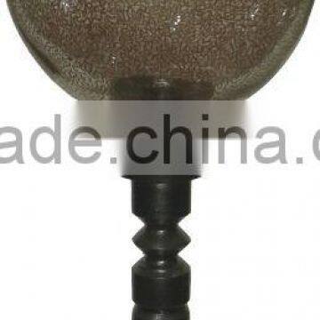 Aluminum & Glass Candle Holder Hurricane Candle Lamp