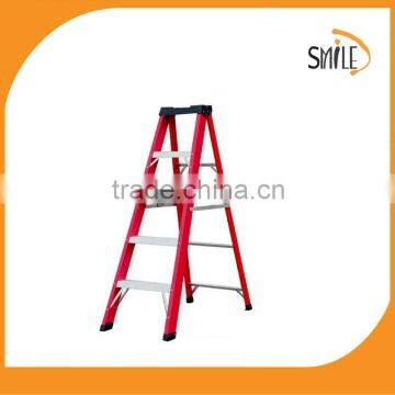 new product FRP ladder 4 steps red colour and light weight