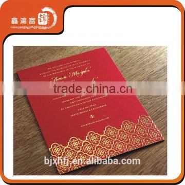 china supplier custom luxury best wishes paper greeting business card