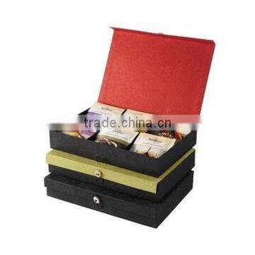 Hot!!! Customized Made-in-China Wood Tea Box (ZDW13-T028) photo-4