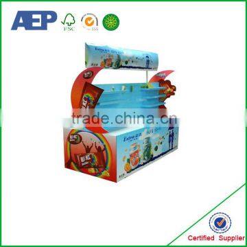 Wholesale promotion custom cardboard advertising display stand